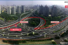 济南燕山立交桥东向西方向桥面信号灯将于12月10日启用图片