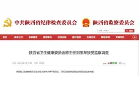 陕西省卫健委原主任刘宝琴接受监察调查图片