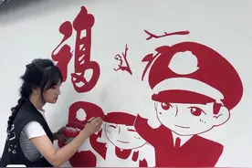 墙面也有“美容师”！“95后”的她，用墙绘点亮城市与乡村图片