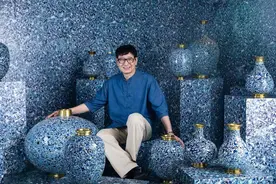 “魅力庚彩 跃动河海”朱炳仁艺术展在天津启幕图片