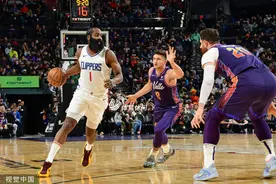 今晚锁定山东体育休闲频道，欣赏NBA快船vs太阳图片