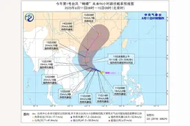 台风“蝴蝶”生成！或登陆广西沿海图片