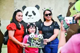 旅马大熊猫“兴兴”和“靓靓”启程归国图片