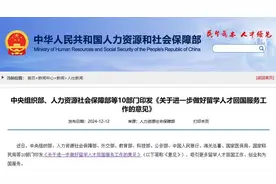 十部门印发意见，促进留学回国人才高质量充分就业图片