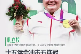 巩立姣：冲击全运五连冠，最大对手是自己｜十五运365天365人图片