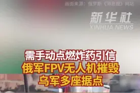 参考视频 | 需手动点燃炸药引信 俄军FPV无人机摧毁多座乌军据点图片