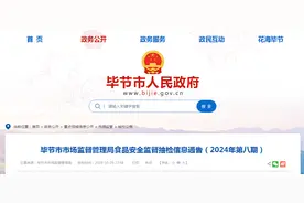 贵州省毕节市市场监督管理局食品安全监督抽检信息通告（2024年第八期）图片