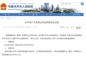乌鲁木齐地窝堡机场回应拟更名“天山机场”：为了更好发展图片
