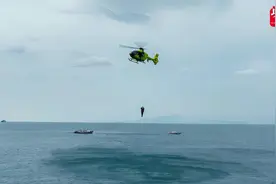 视频｜全程无脚本，出动海陆空！直击深圳商渔船碰撞应急演习图片