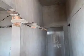 陕西神木煤矿采空区村民房屋开裂，街道办：仍在商讨搬迁方案图片
