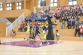 宣威市第三届“以体树人杯”小学生篮球赛活力四射图片