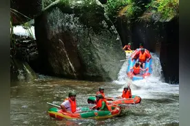 旅发大会看岳阳㉗ | 总落差299米！高山峡谷第一漂！图片