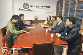 台湾台中市河南同乡会理事长麻高霖到郑州市台联交流考察图片