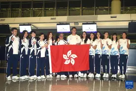 巴黎奥运会｜中国香港体育代表团出发参加巴黎奥运会图片