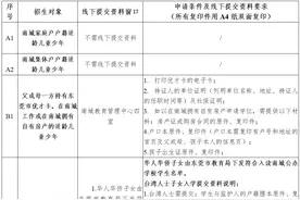 南城街道2024年公办中小学秋季招生通知图片