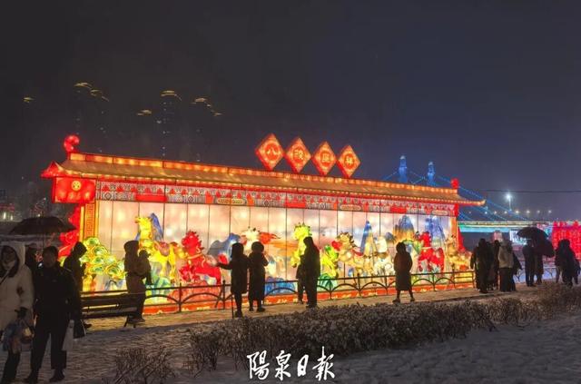 这样的阳泉，谁能不爱？2026桃河灯会高清大图来袭，美到窒息！