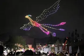 中国掀起无人机表演热图片