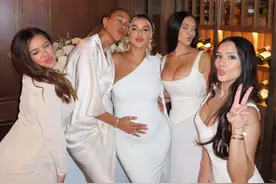 乔治妻子为帕特森妻子举办迎婴聚会 后者发文致谢：🤍图片