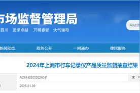 2024年上海市行车记录仪产品质量监督抽查结果发布图片