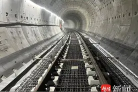 南京地铁5号线全线实现短轨通  月铺轨进度7公里创新纪录图片