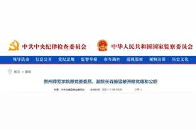 贵州师范学院原党委委员、副院长肖振猛被“双开”图片