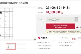 7000万元！酒业中国驰名商标“红楼梦”等司法拍卖图片