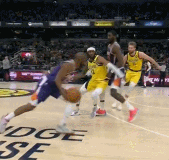 太阳官方晒保罗连续变向视频：保罗 你在跳舞吗？图片