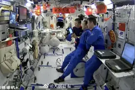 中国空间站春节氛围感拉满了图片