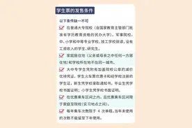 乘火车学生票干货集锦！有哪些条件？优惠幅度如何？图片