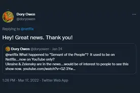 网飞宣布：乌克兰总统泽连斯基主演的电视剧上线了图片