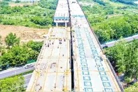 武大高速“飞越”岱黄高速图片