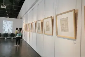梁思成、林徽因建筑手稿展10月7日撤展，展出数件珍贵手稿，现场还可拼搭7000多岁的“中国乐高”图片