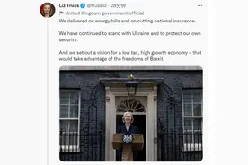 特拉斯宣布辞职后发布首批推文，称将留任至新首相选出图片