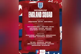 英格兰26人世界杯名单出炉：凯恩、马奎尔在列！阿诺德、沃克入选 ​​​图片