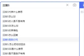 给网恋对象发自拍，对方回个“6”是什么意思？图片
