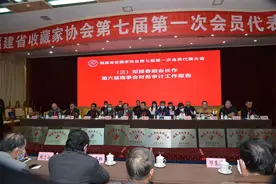 福建省收藏家协会召开会员代表大会 丁建南当选新一届会长图片
