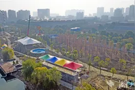 枝江加速建设欢乐世界游乐园项目图片