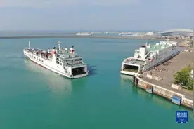 6000万人次的跨越——琼州海峡跨海铁路轮渡开通20周年图片