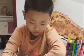 过新年，放鞭炮｜寻找年味·烟台中小学生作品选登图片