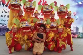 浦口非遗：爆竹声声除旧岁，“江浦手狮”贺新春图片