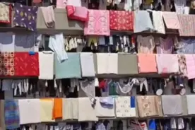 连下半个月雨后迎来首个晴天，学校现壮观晒被子场面图片