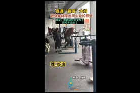 偶遇“最强”大妈,健身器材踩出风火轮的感觉图片