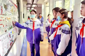 济南中学开展“学习二十大 青春心向党”主题手抄报活动图片