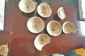 6名“摸金校尉”盯上明朝荆王墓 警方打掉盗墓团伙 追回7件青花瓷碗图片