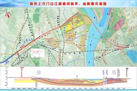 南京上元门铁路过江通道：穿江贯通南北，江苏高铁路网“活”起来图片