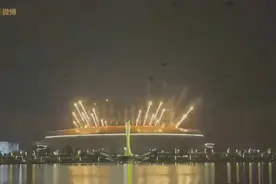 双倍绚烂！成都大运会开幕式烟花彩排好壮观图片