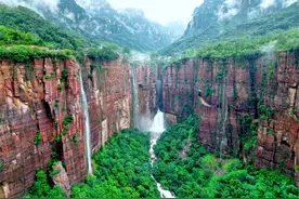 新乡南太行迎来最佳观瀑期，各景区8月7日全部恢复开园图片