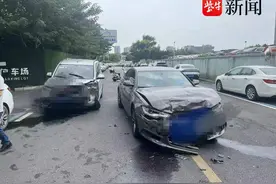 “抢”字当头，两车路口猛烈相撞！你知道有哪些让行规定吗？图片