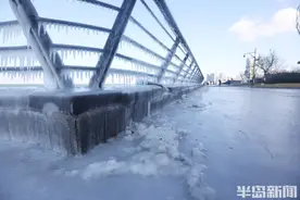 冰凌，冬日海边的氛围感图片