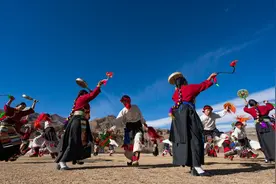 西藏丁青：欢腾热巴 舞动高原图片